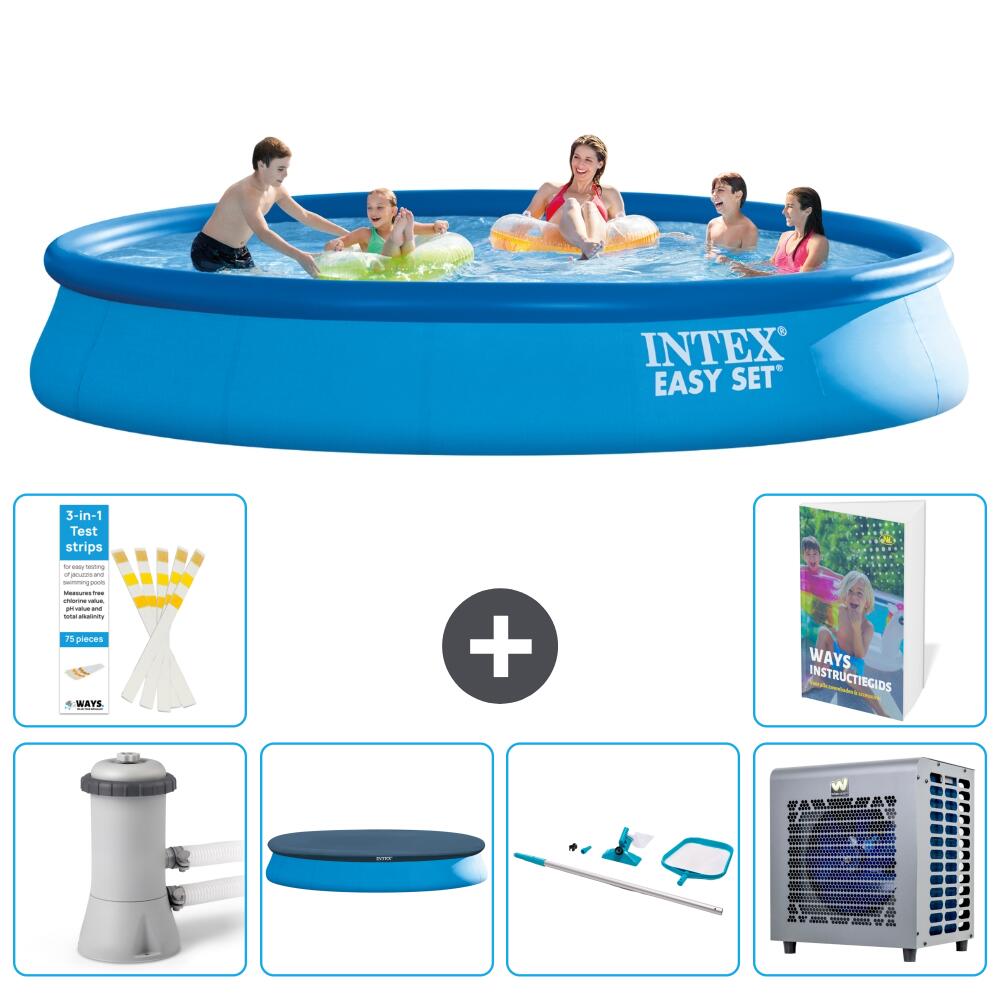 INTEX Basen Easy Set Okrągły - 457x84 cm - 7-częściowy S283