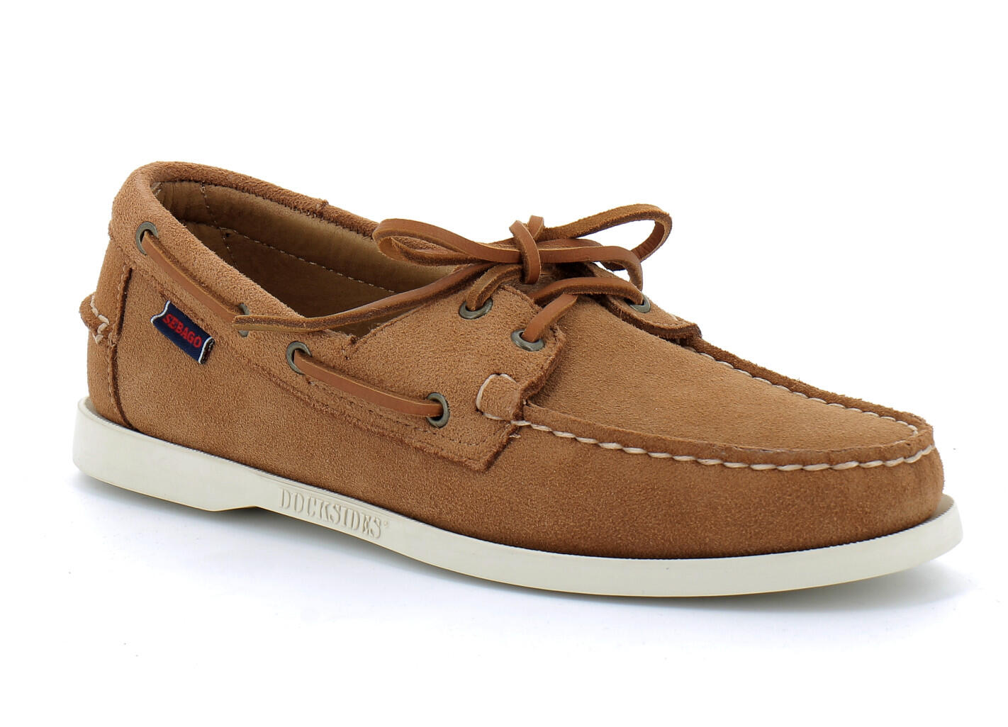 Męskie buty żeglarskie Docksides Portland, brązowy koniak