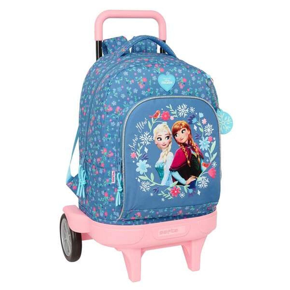 Torba szkolna z kółkami DISNEY FROZEN Niebieski