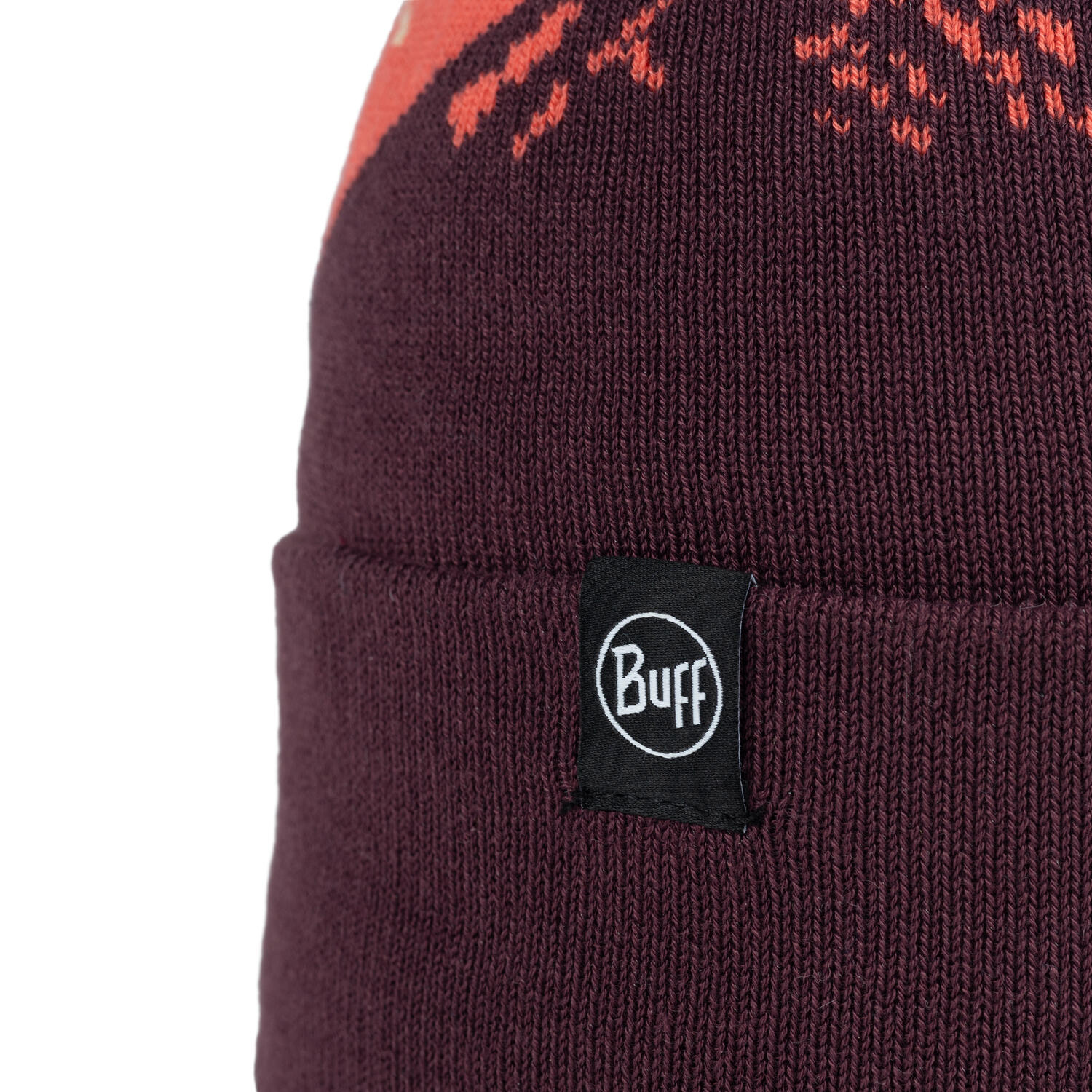 Czapka BUFF KNITTED BEANIE TATIK BURGUNDY