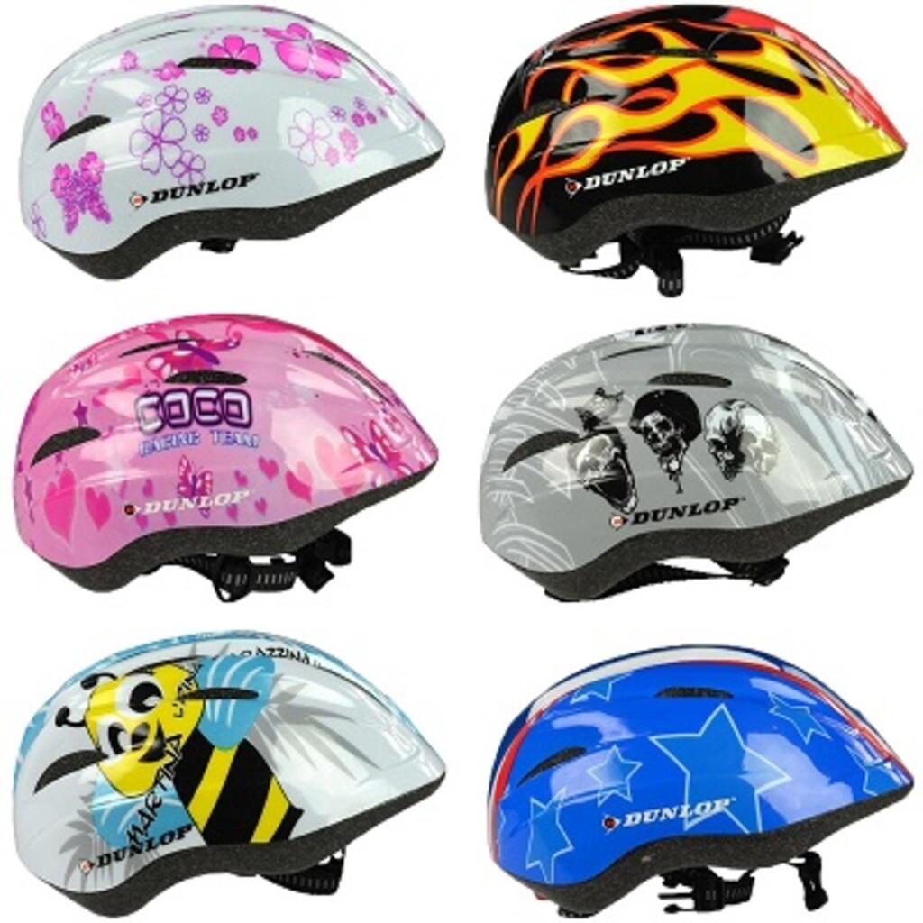 DUNLOP Kask rowerowy dziecięcy 48-52 cm