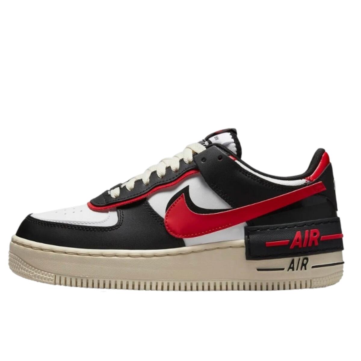 Nike Air Force 1 Shadow White Black Red