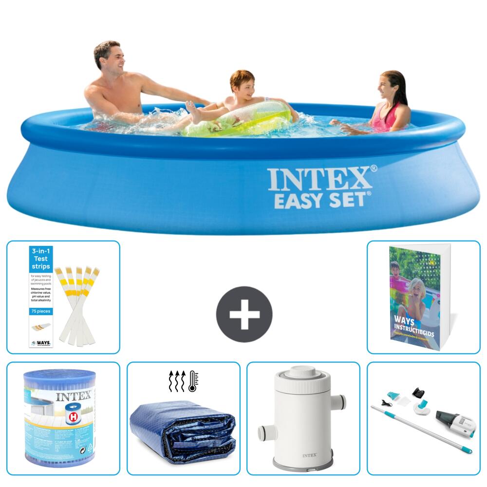 INTEX Basen Easy Set Okrągły - 305x61 cm - 7-częściowy S120