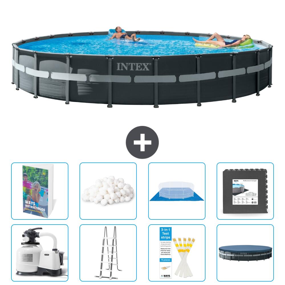 INTEX Basen Ultra XTR Okrągły - 732x132 cm - 9-częściowy S553