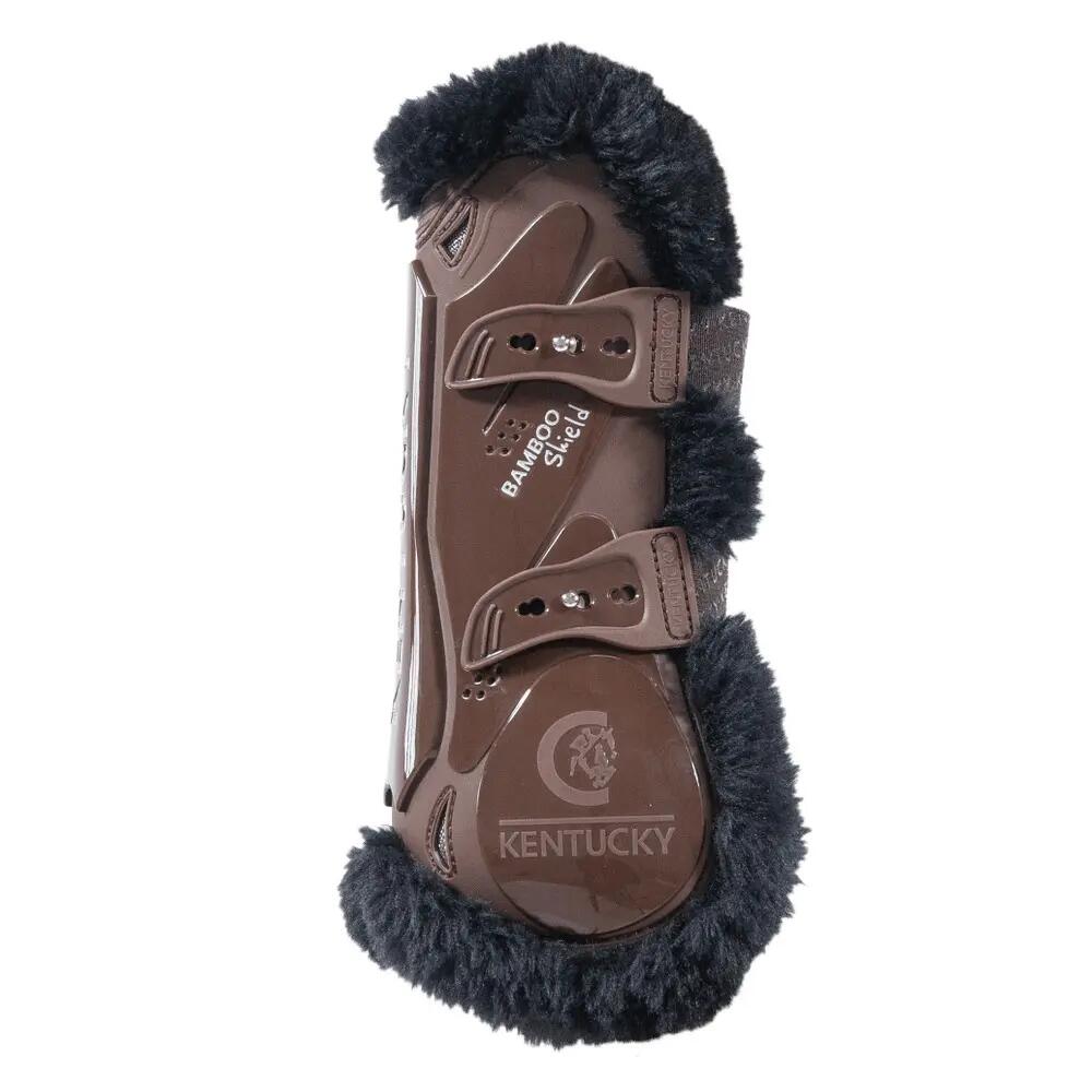 Wegańskie Ochraniacze z owczej skóry dla koni Kentucky Bamboo Elastic