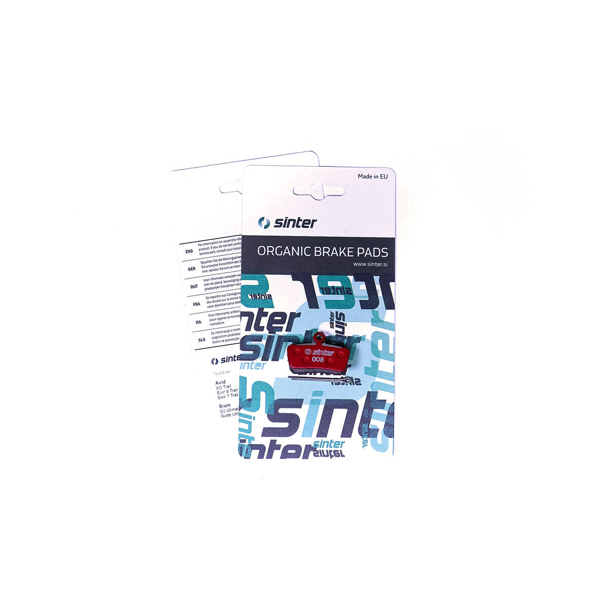 Sinter S514 Klocki hamulcowe tarczowe Standard czerwone