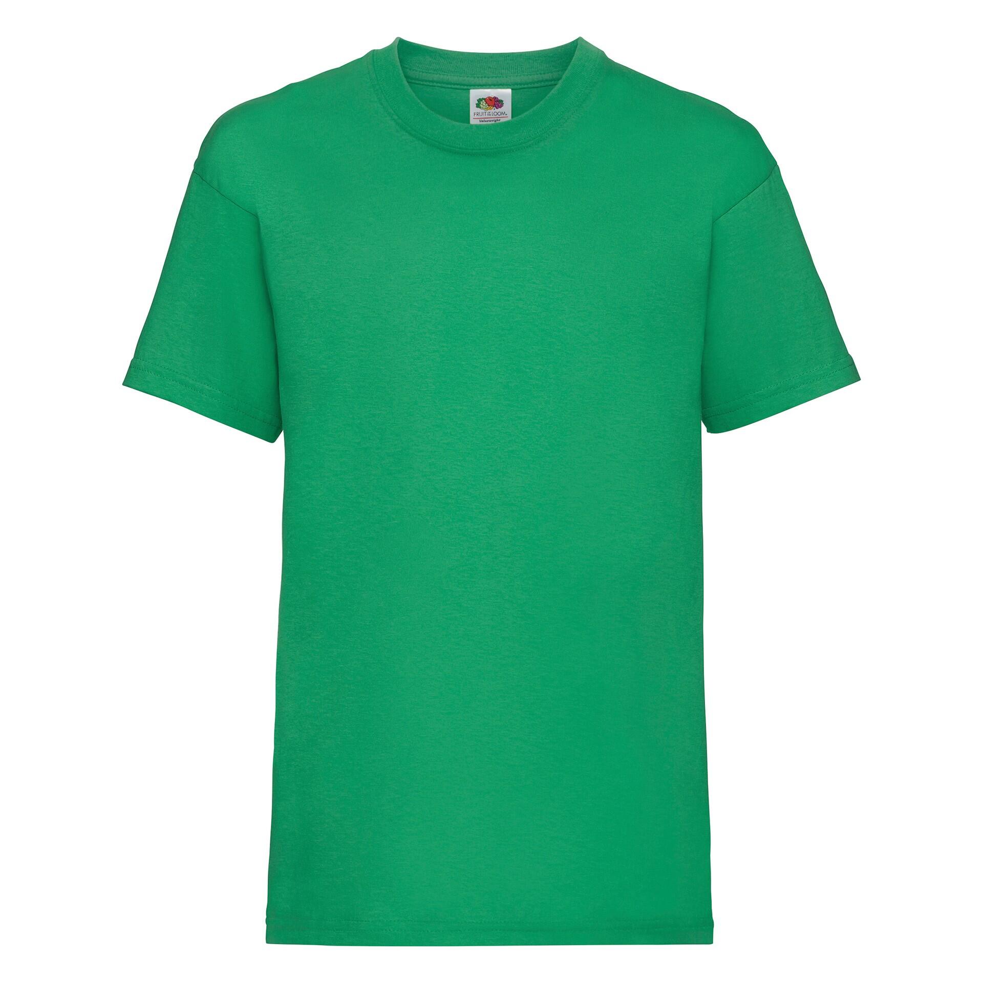 T-shirt Fruit Of The Loom Valueweight Child Green Kelly