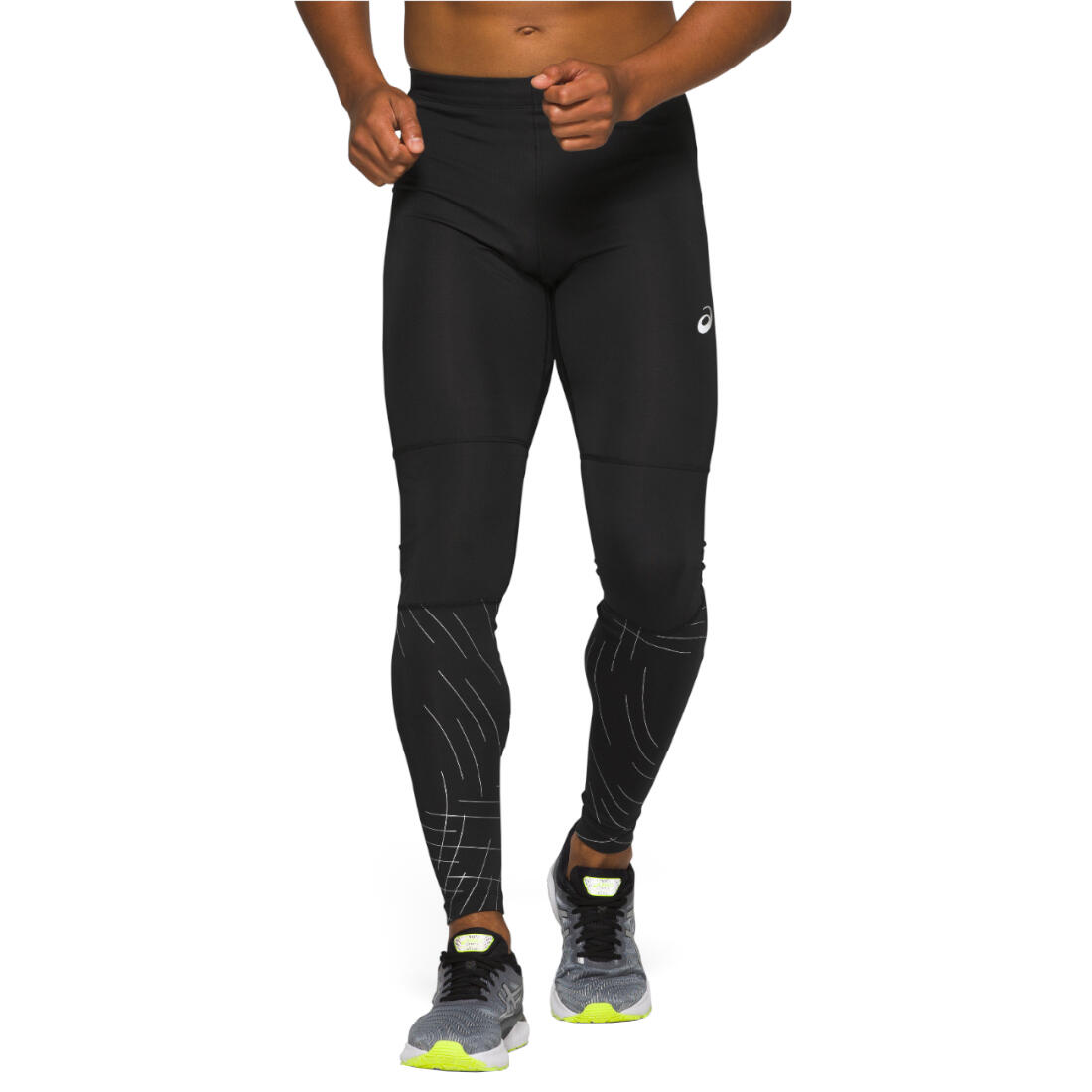 Leginsy sportowe męskie ASICS Night Track Tight