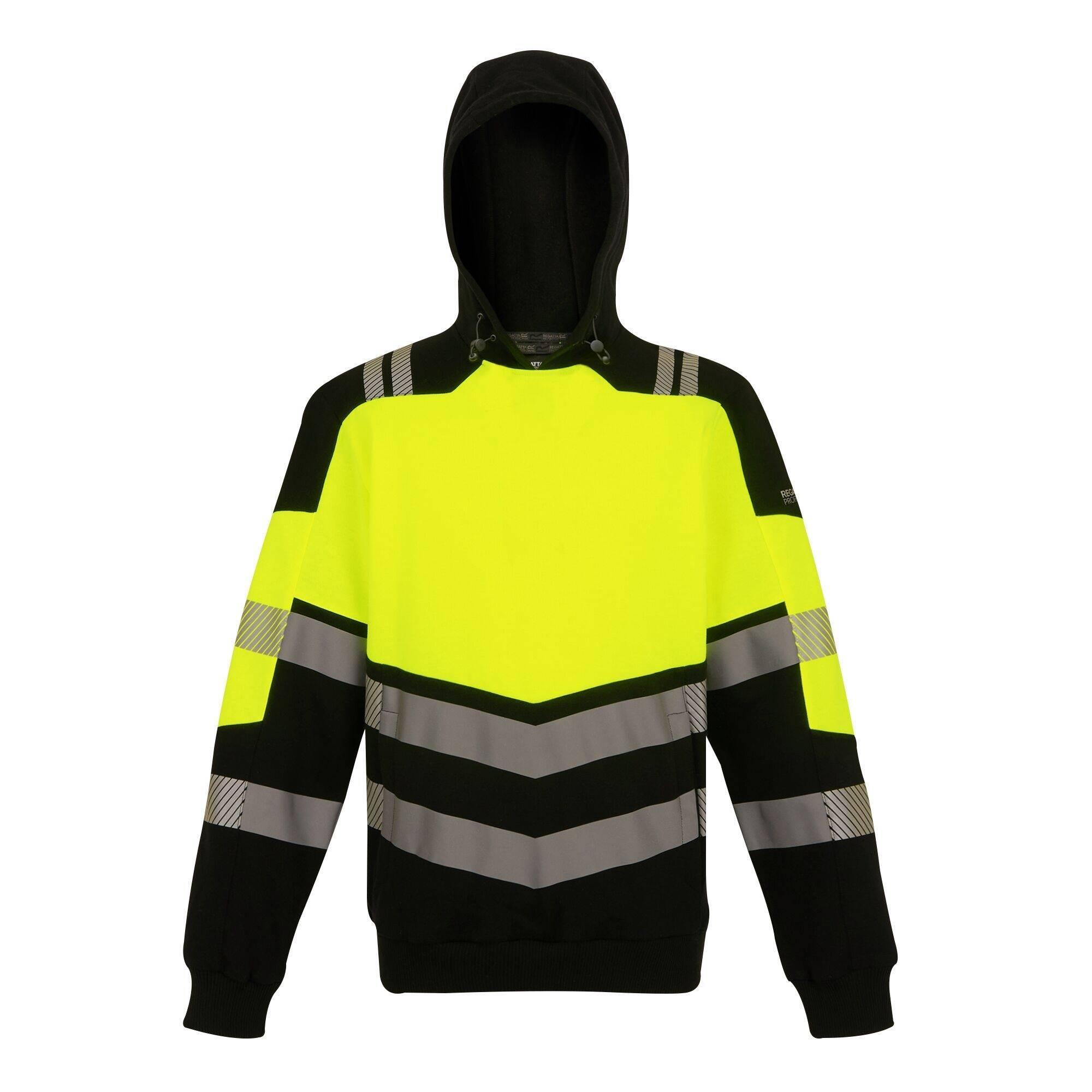 Bluza Z Kapturem Męska Odblaskowa