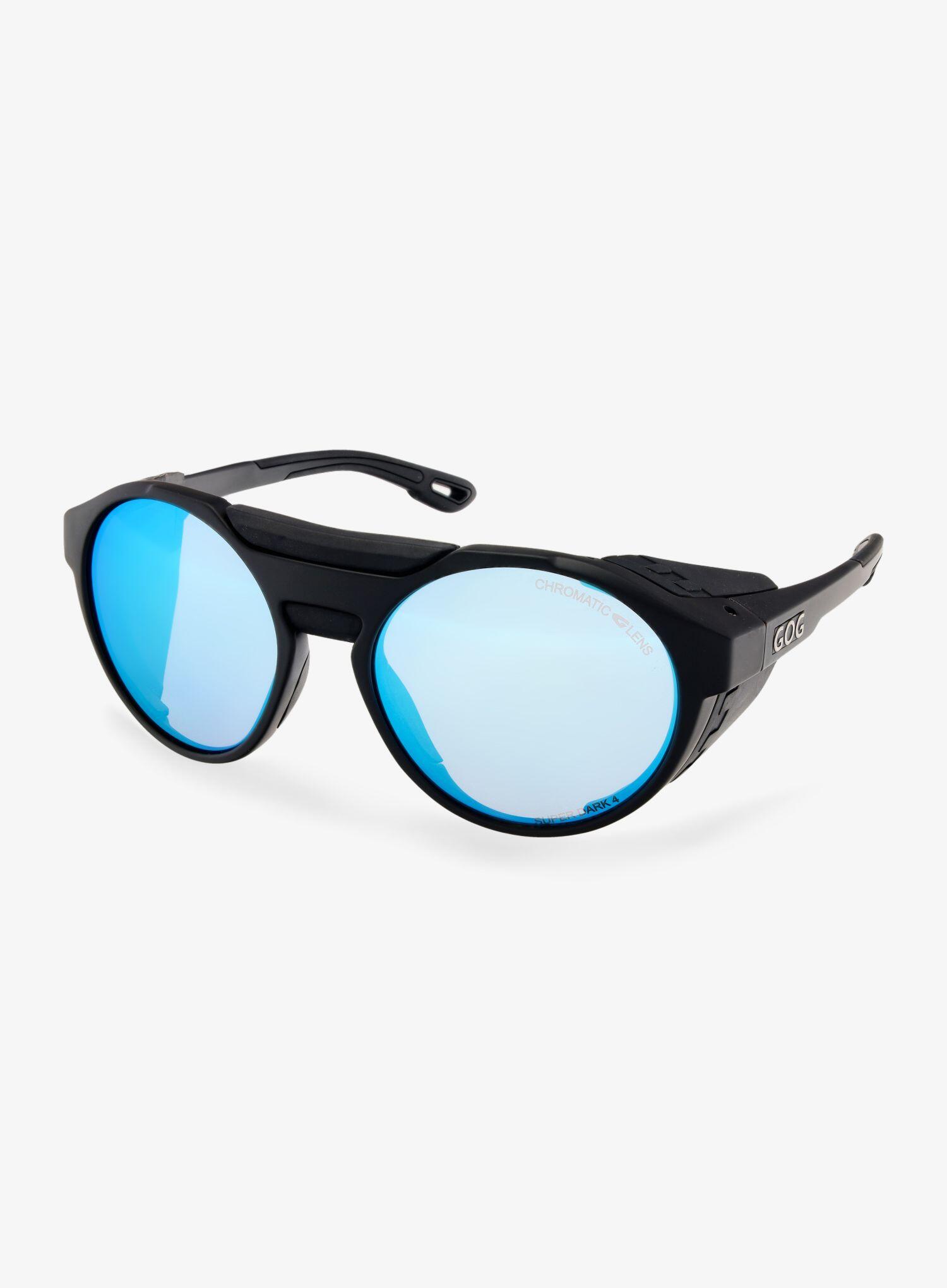Okulary górskie GOG Manaslu - black/poly.blue