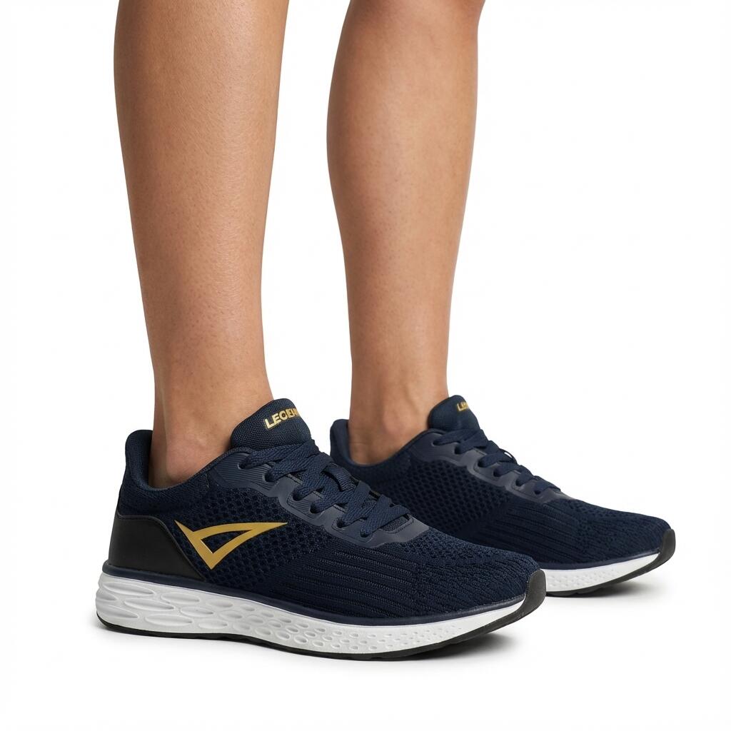 Damskie Buty Biegowe Lekkie i Oddychające Niebieskie TRATTO