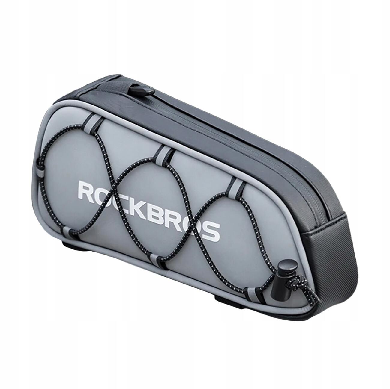 Torba rowerowa Rockbros na ramę odblaskowa saszetka 0,9 L