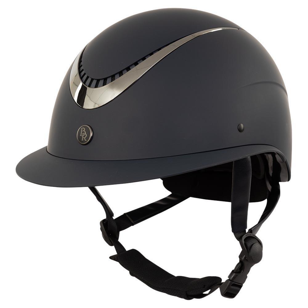 Kask jeździecki z daszkiem polo BR Equitation Thêta Plus Painted