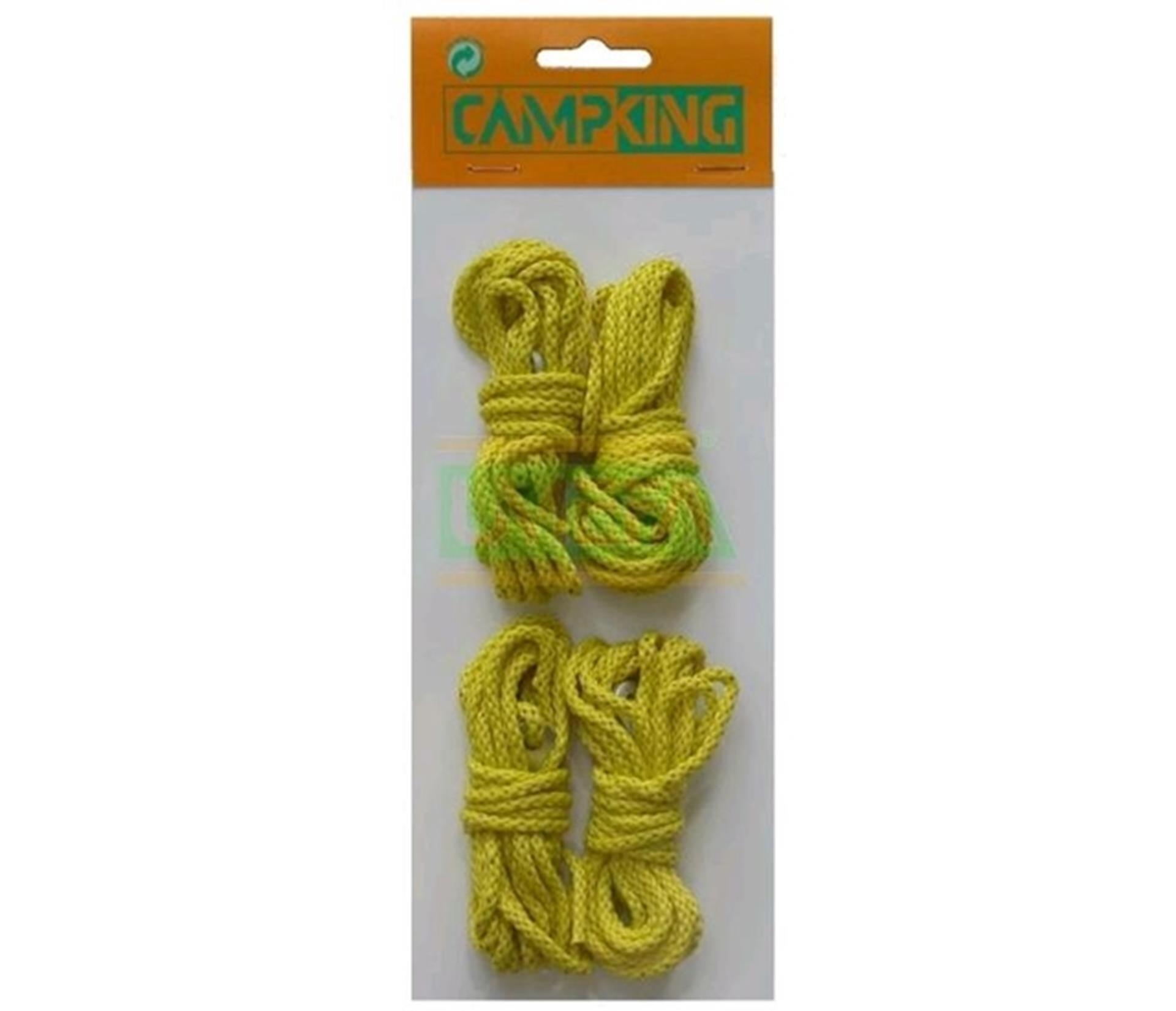 Torba z linkami odciągowymi CampKing nylon fluorowy 4 m 4 szt.