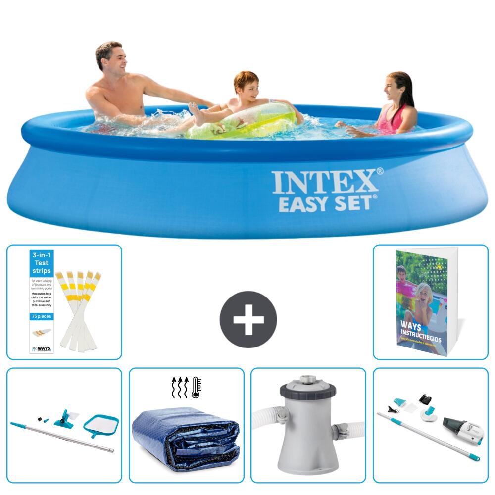 INTEX Basen Easy Set Okrągły - 305x61 cm - 7-częściowy S149