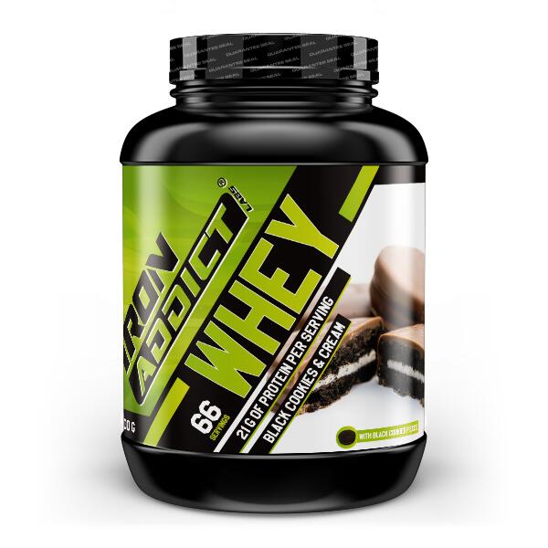 Addict Whey - 2 kg Czarne ciasteczka Iron Addict Labs
