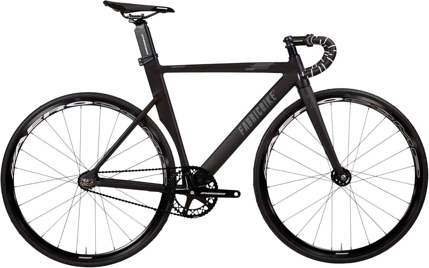 Aero - Fixie Bike Rama aluminiowa, widelec karbonowy 28- Matte Black
