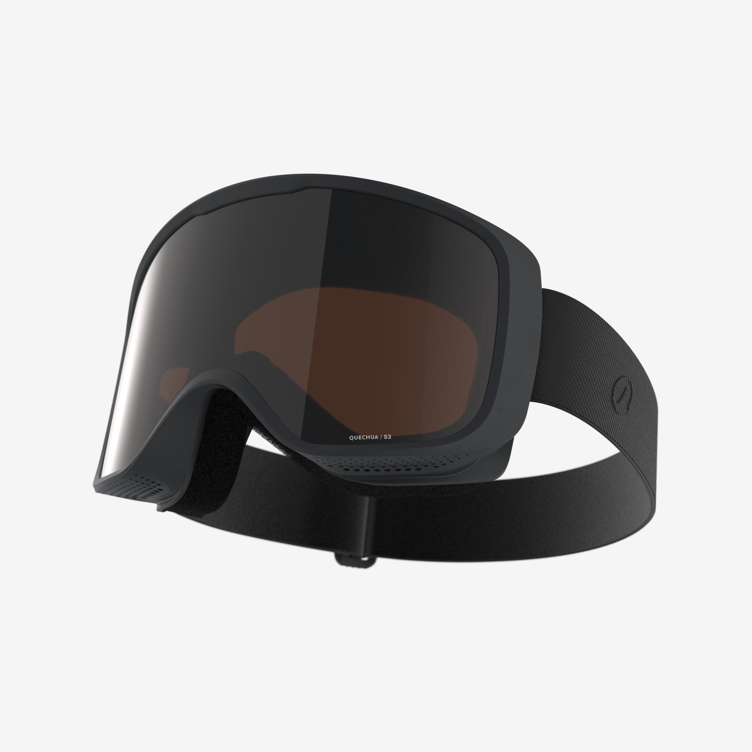 Gogle narciarskie i snowboardowe dla dorosłych i dzieci Wedze G 100 S3