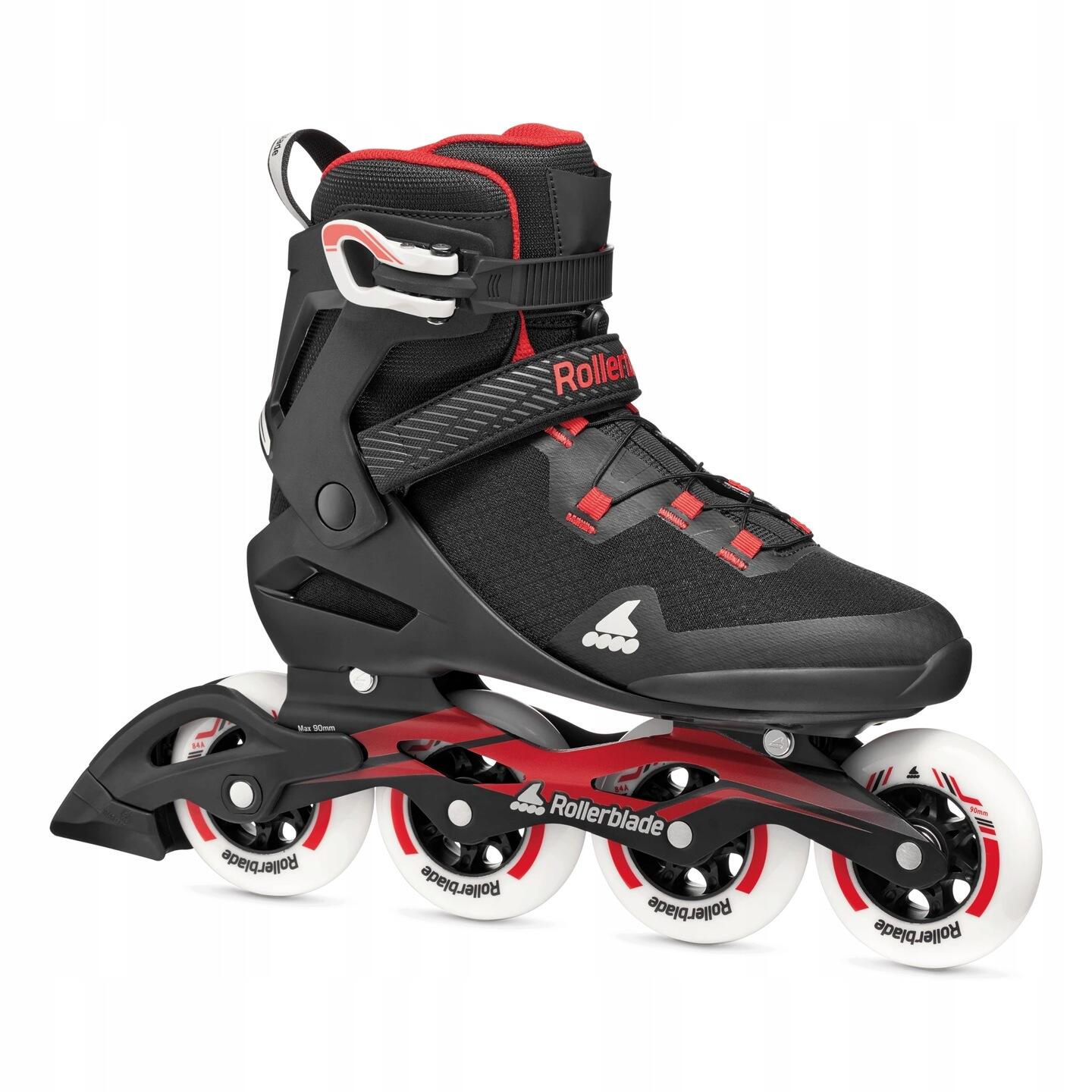 Męskie łyżworolki Rollerblade Macroblade 90 Black / Red