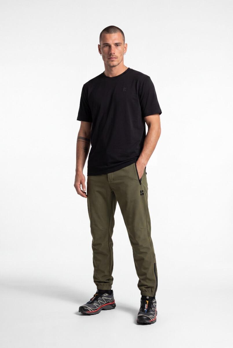 Spodnie outdoorowe - Turystyka piesza - Unisex - SOLX - Oliwkowy