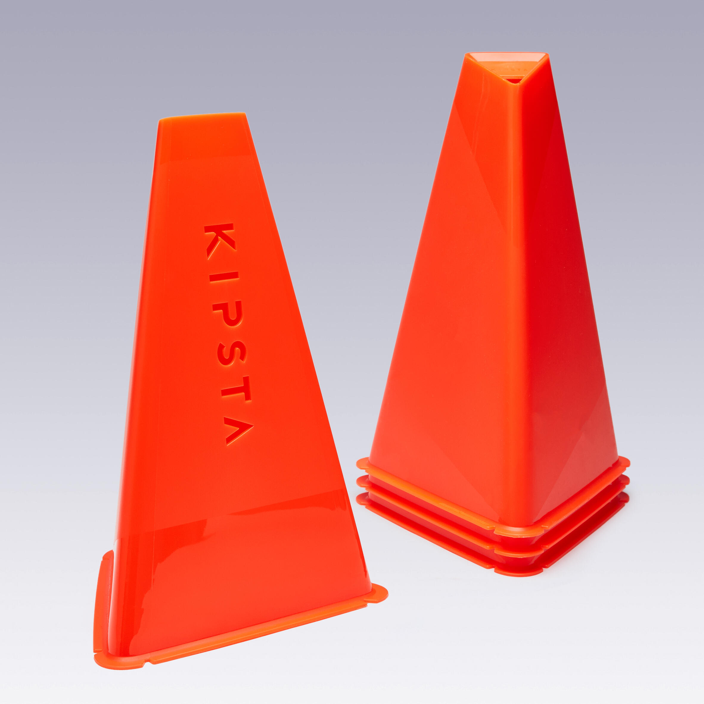 Pachołki do sportów zespołowych 30cm x 4 sztuki Kipsta Essential