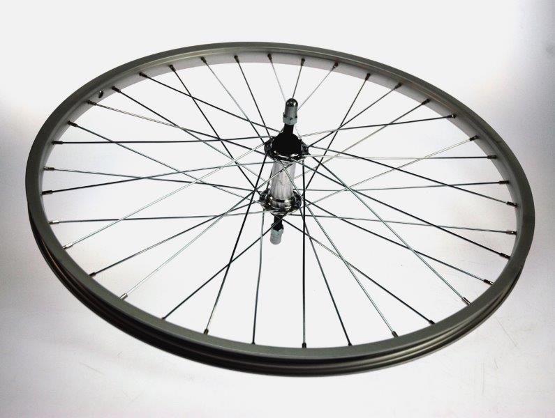 Bike Fun Kids przednie koło 24x1.75 aluminium srebrne
