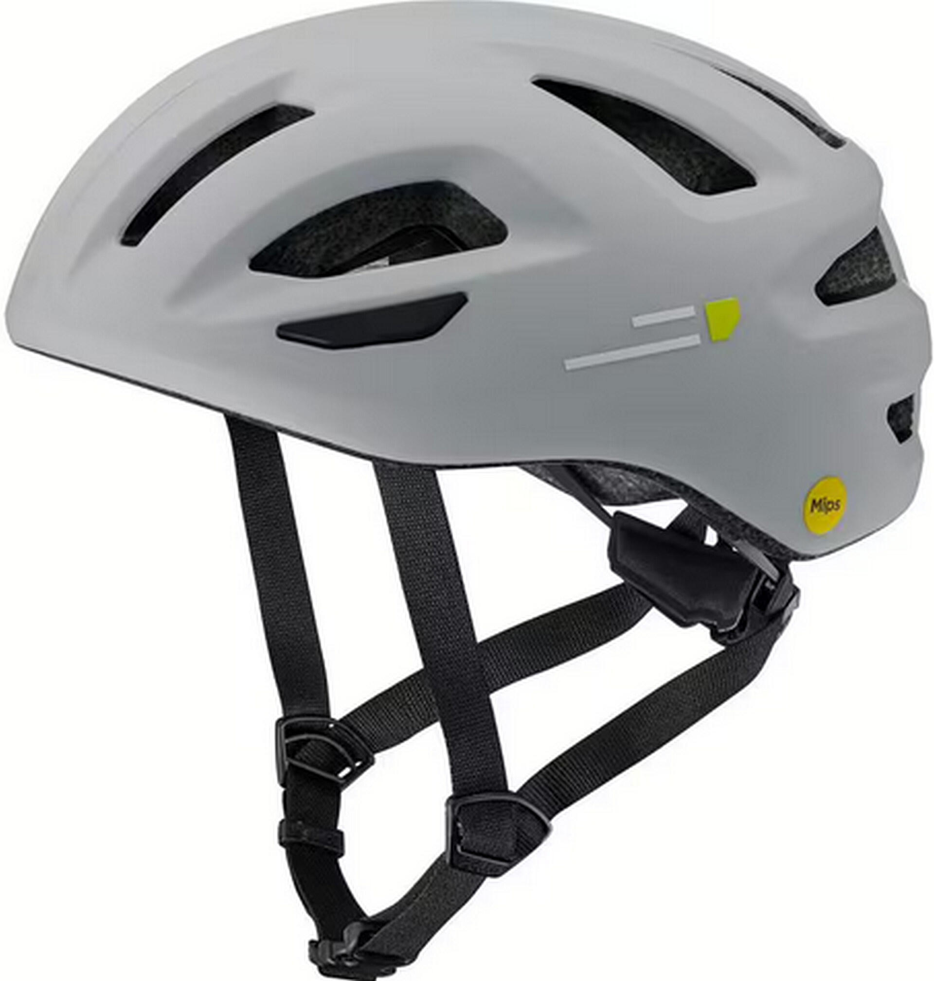 Kask rowerowy Rennrad „Spero MIPS”, szary matowy