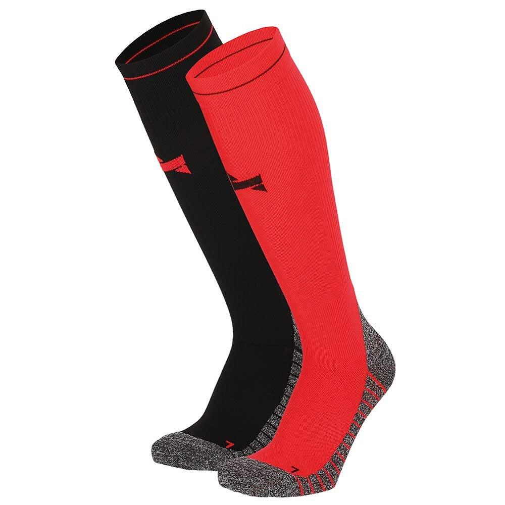 Skarpety kompresyjne do biegania Xtreme, 2 par, Multi Czerwony