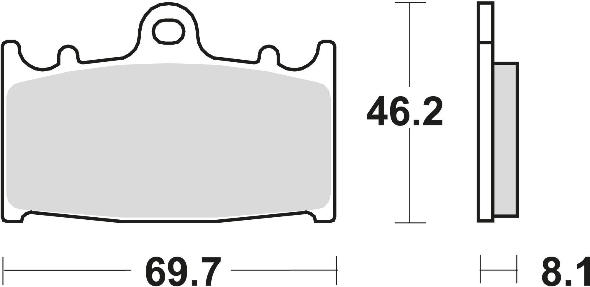 Trw MCB 602 Organiczne Klocki Hamulcowe do Rowerów