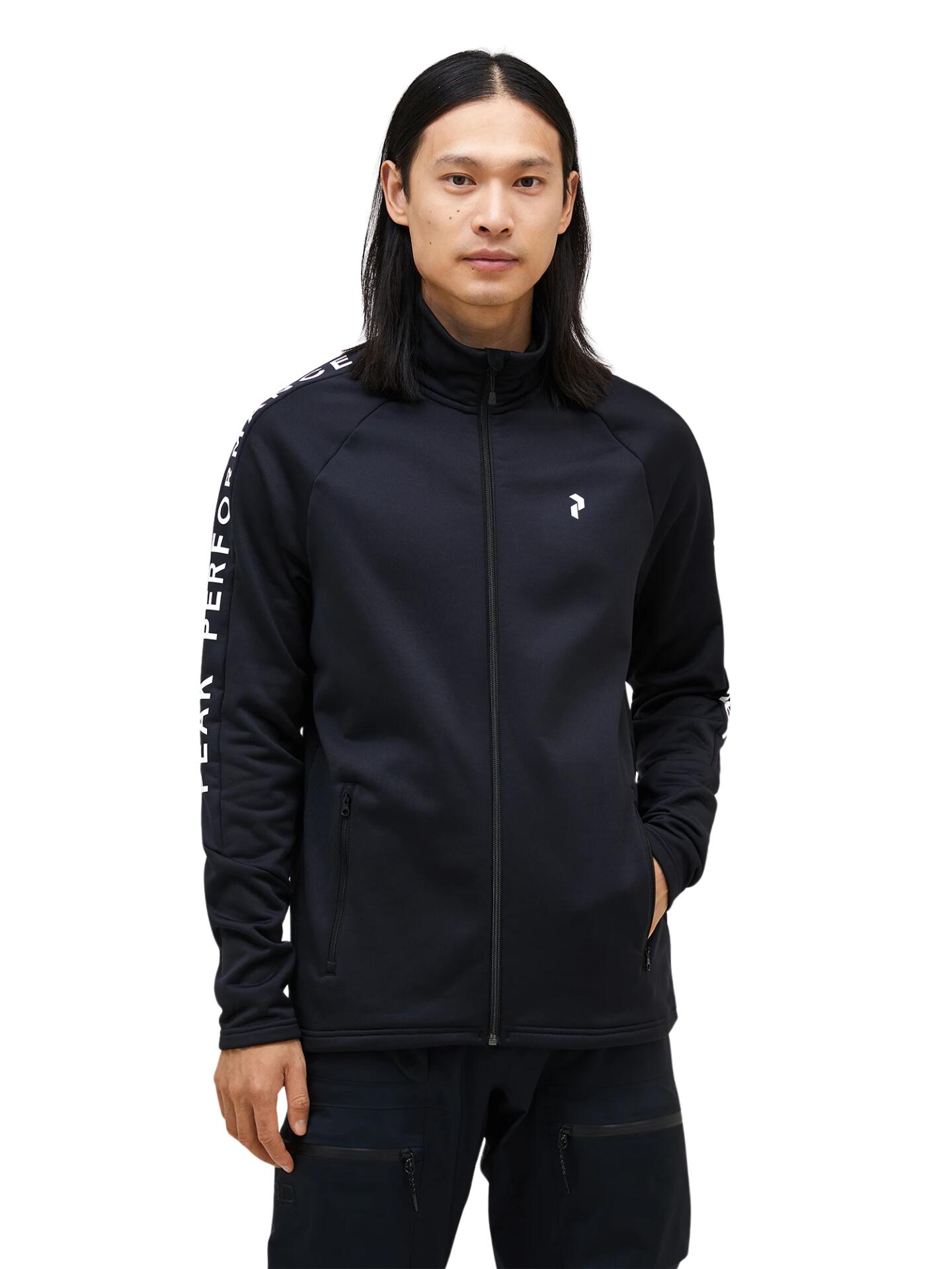Bluza Peak Performance męska Rider Zip Jacket czarna - L