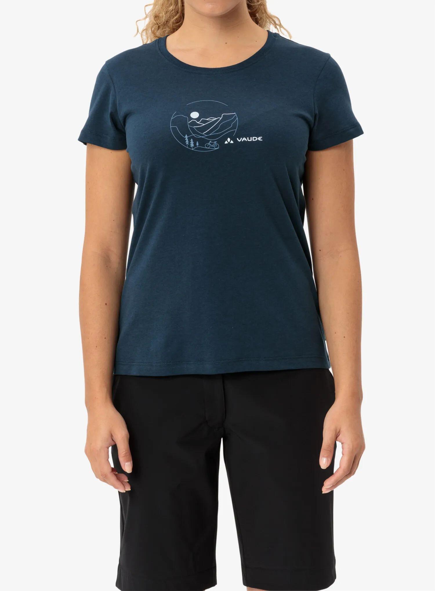 Koszulka z nadrukiem damska Vaude Cyclist T-Shirt V