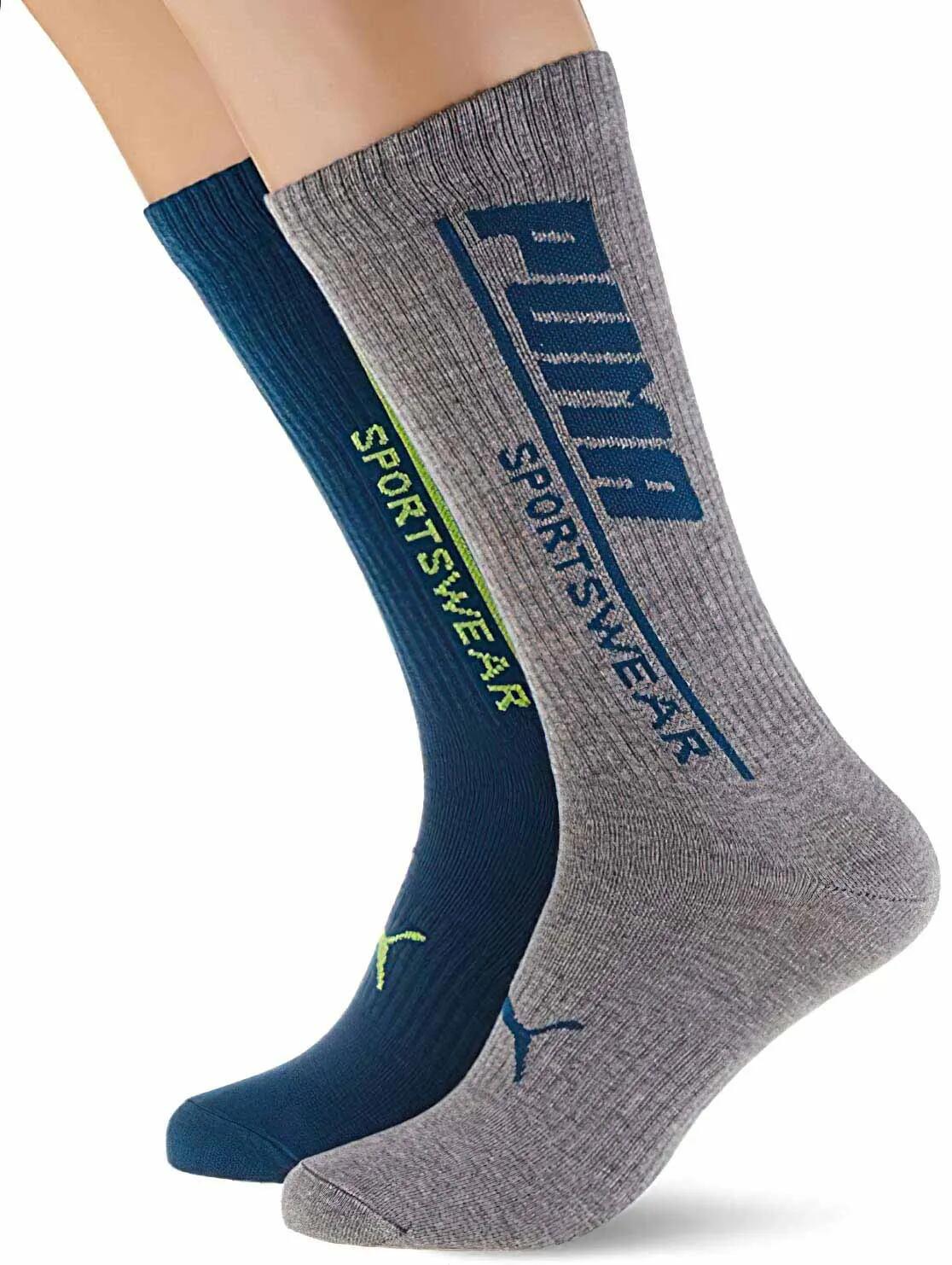 Skarpety Męskie Puma Seasonal Sportwear Skarpety Zielone 43-46