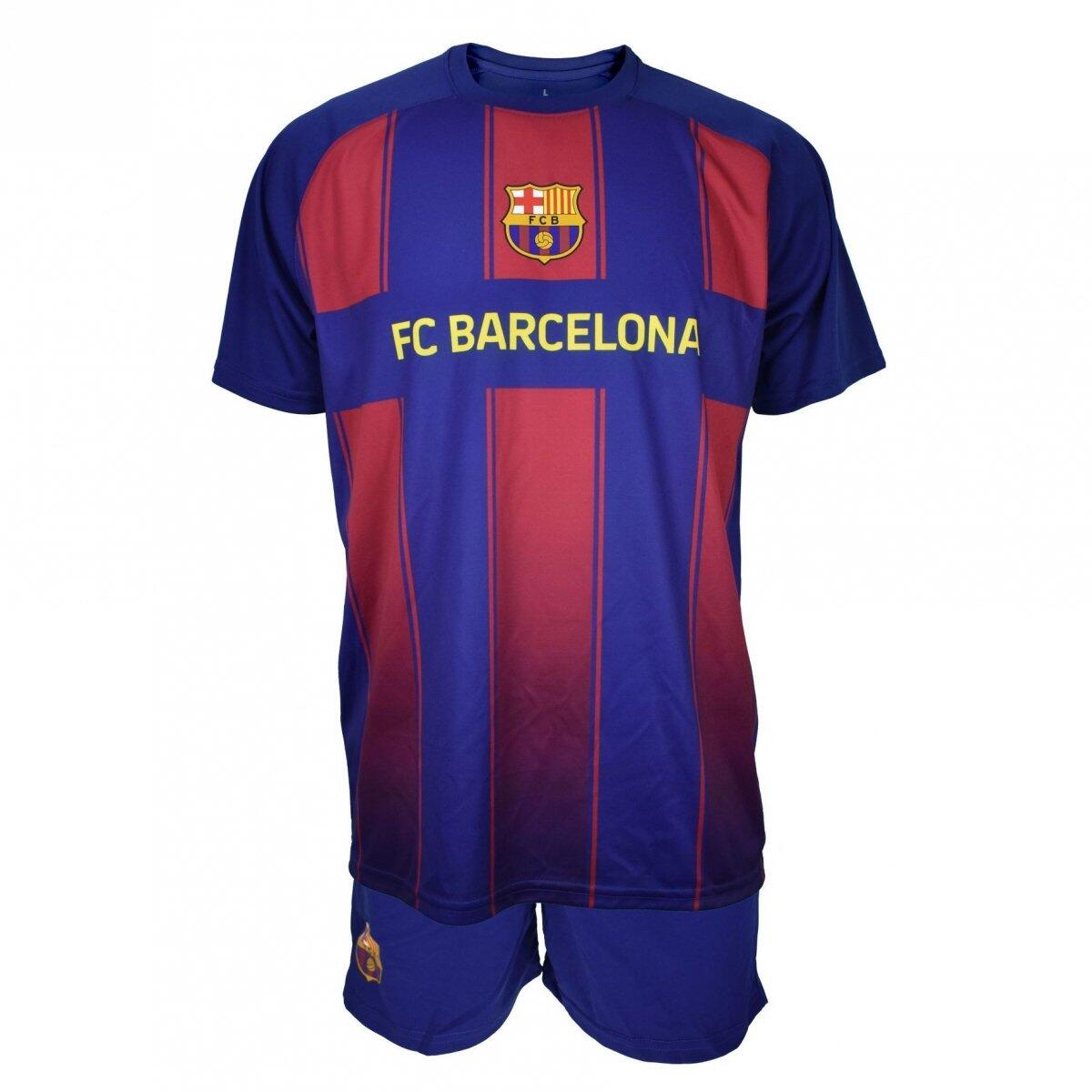 FC Barcelona komplet koszulka spodenki junior Barca Fan granatowy