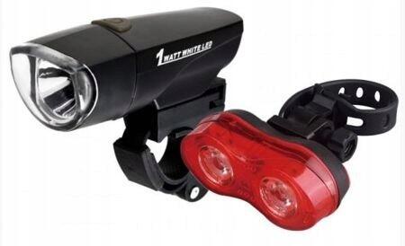 Oświetlenie rowerowe zestaw lamp diodowych XC-785151