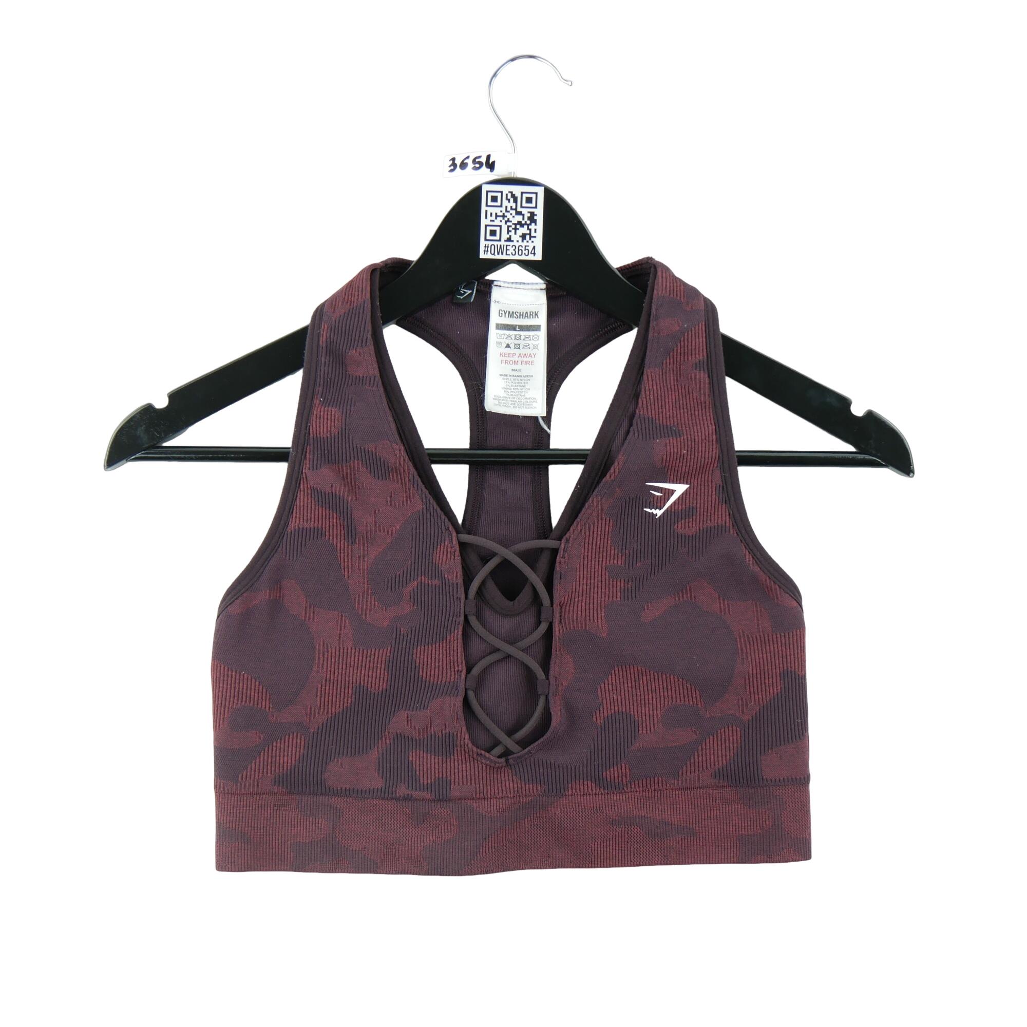 Second life - Stanik sportowy damski bezszwowy Gymshark - Jak nowy