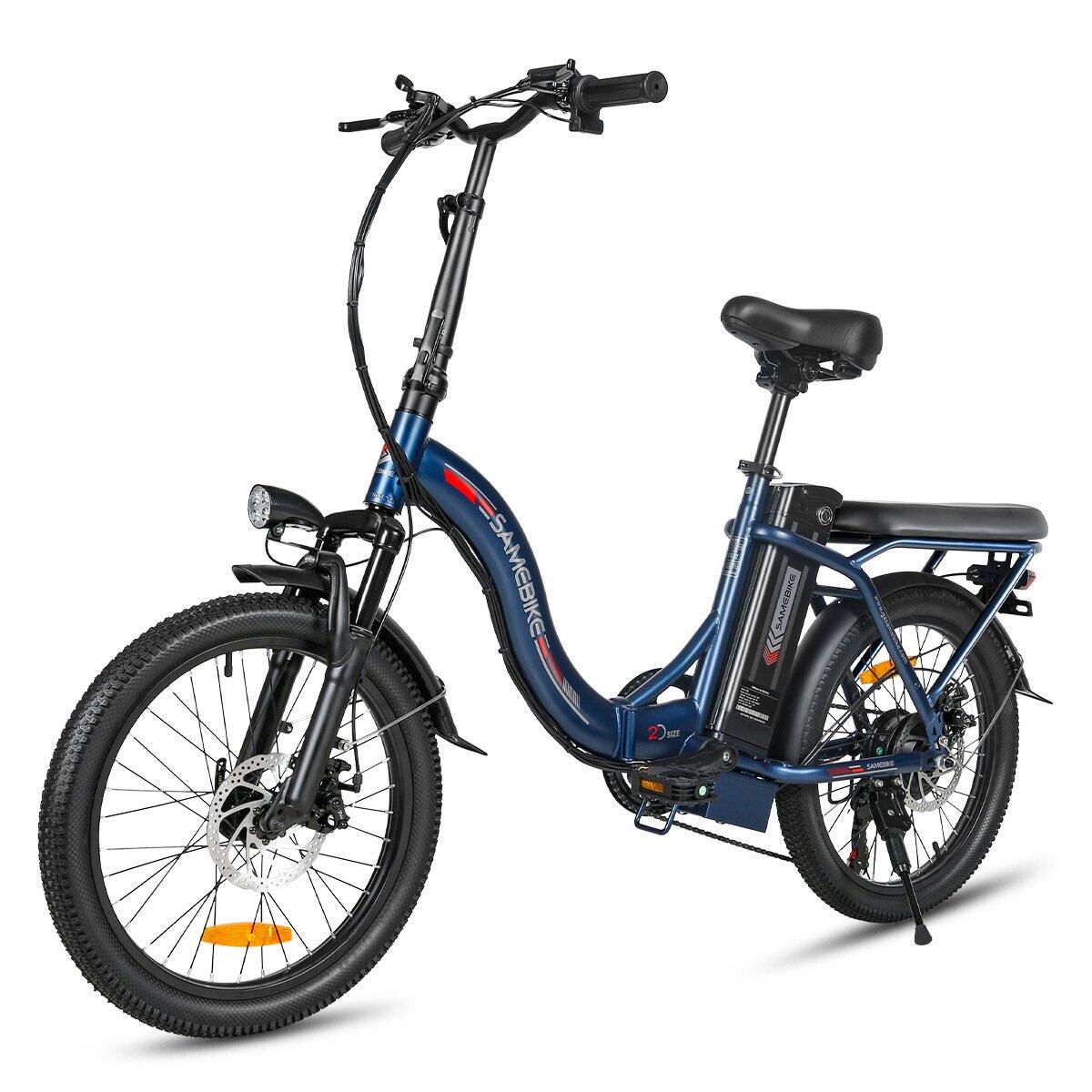 SAMEBIKE CY20 Folding Electric Bike, 36V 12Ah Battery, 20*2.35 Spoke Wheel