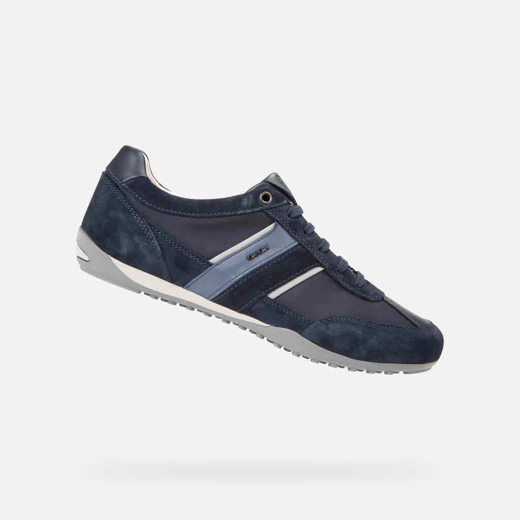 Sneakersy Geox Wells Suede+Textile