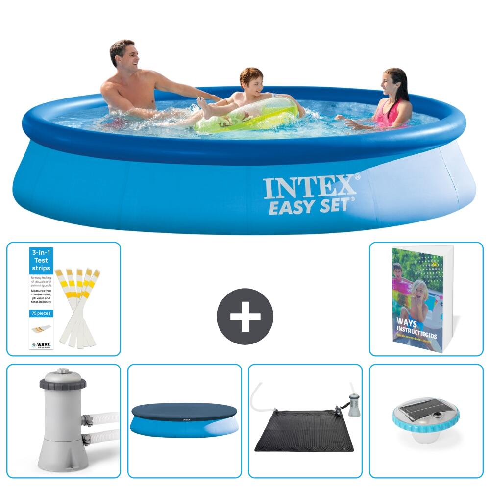 INTEX Basen Easy Set Okrągły - 366x76 cm - 7-częściowy S328
