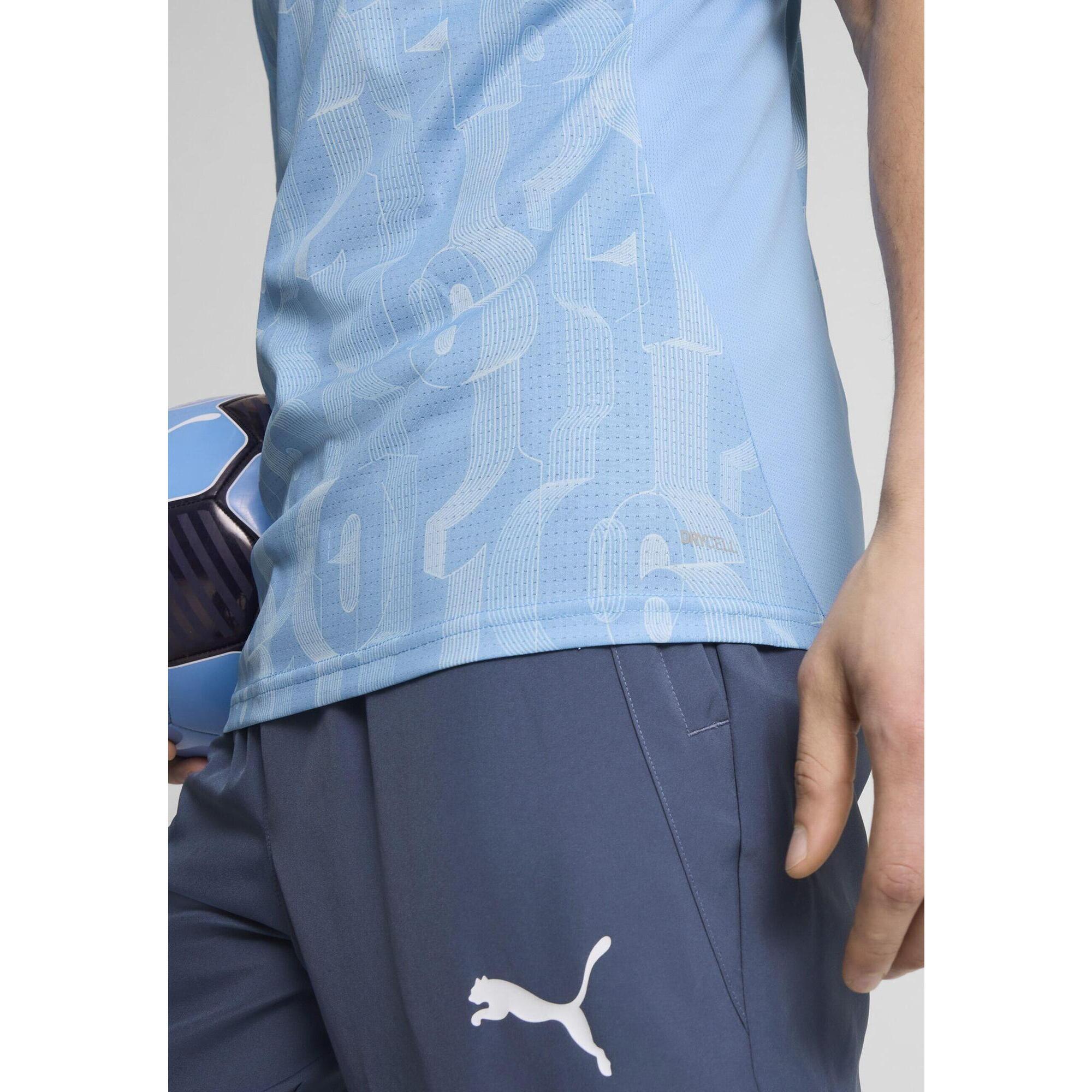 Męska koszulka przedmeczowa z krótkim rękawem Manchester City PUMA