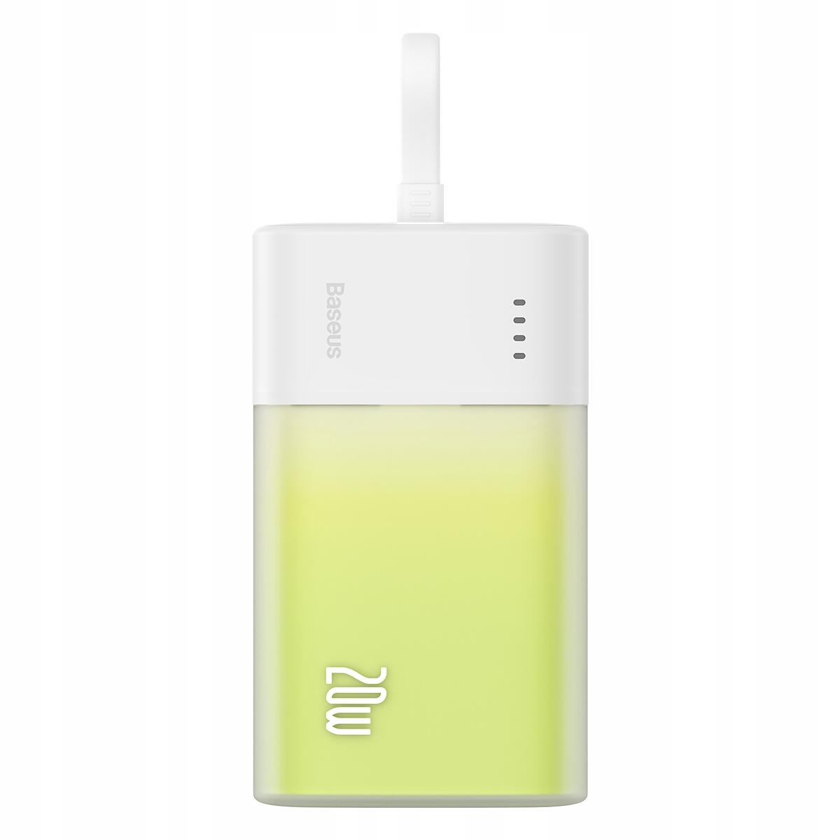 Baseus powerbank 20w 5200mah z wbudowanym kablem lightning