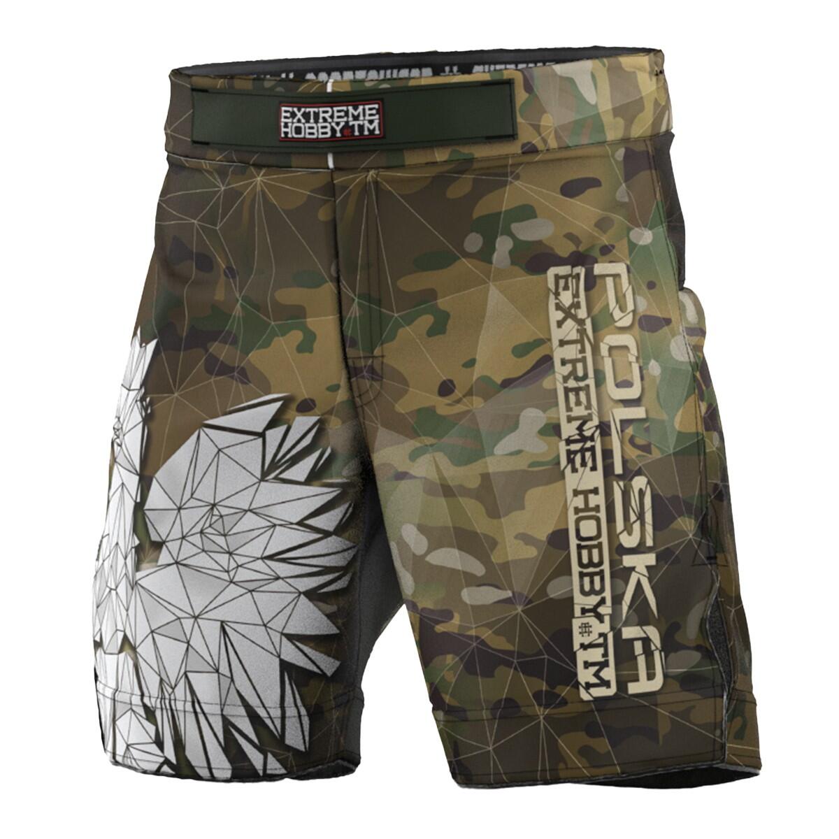 Spodenki do Grapplingu MMA BJJ K1 dziecięce EXTREME HOBBY POLSKA CAMO