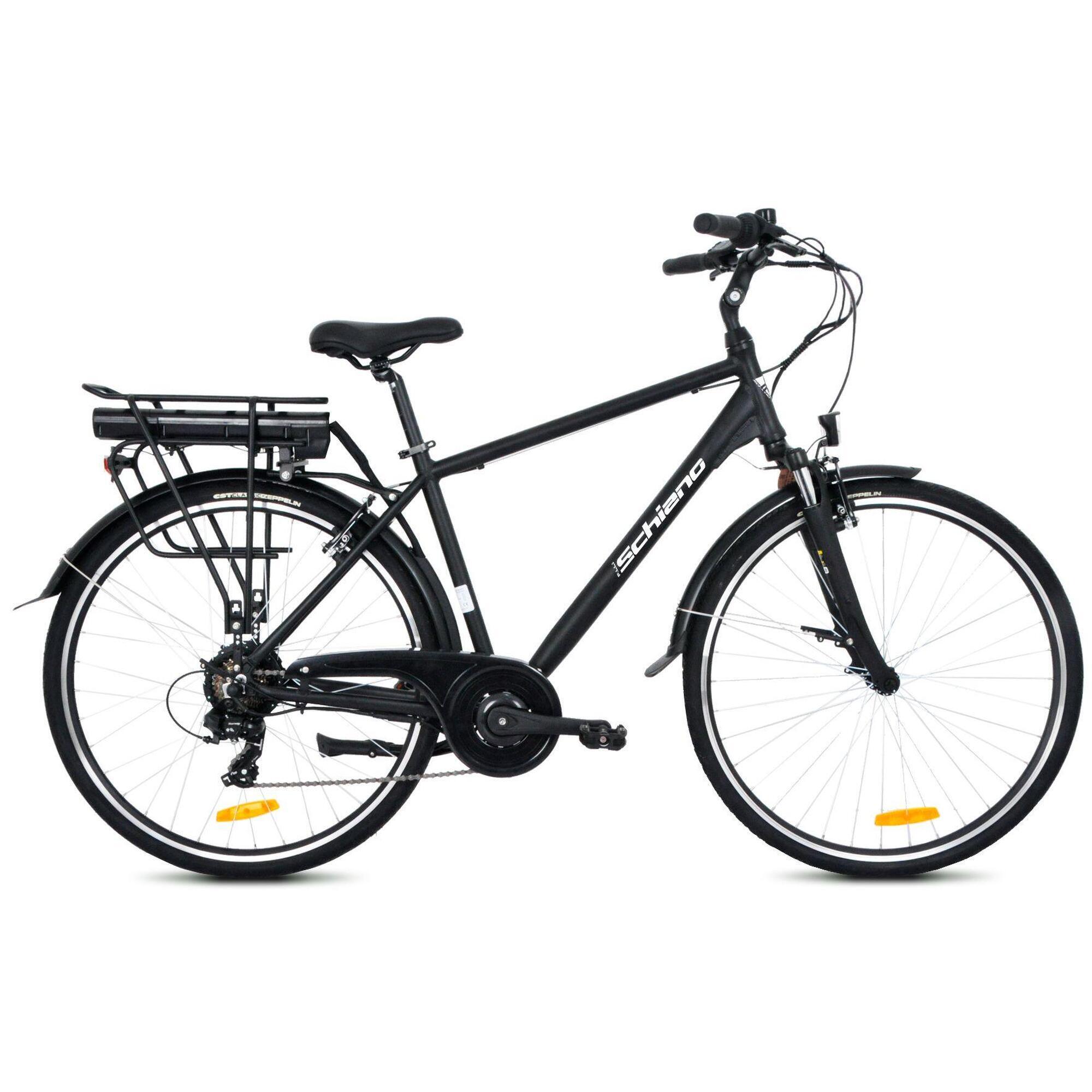Rower elektryczny miejski męski 28” aluminiowy widelec amortyzowany 10 4 Ah