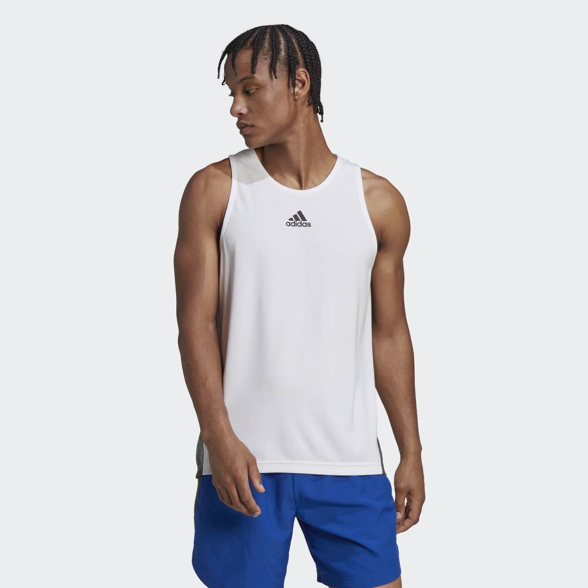 Graficzny tank top adidas Aeroready HIIT