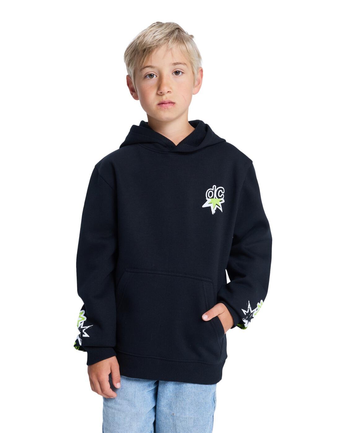 Bluza z kapturem dla Chłopcy SHOCK SIDE Czarny