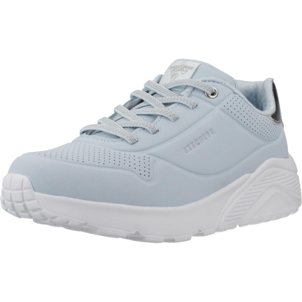 Buty SKECHERS UNO LITE-METALLIC MO Niebieski