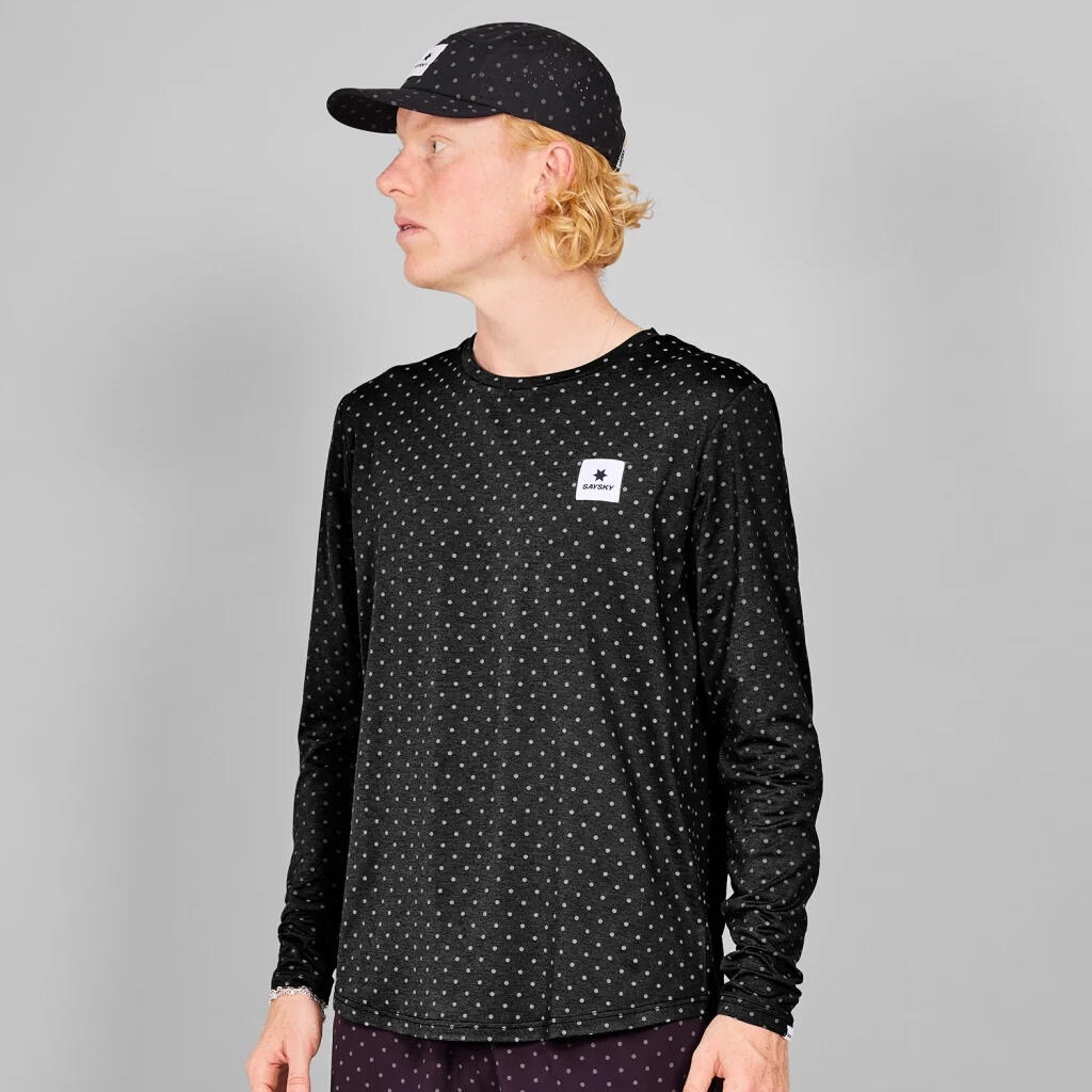 T-shirt z długim rękawem Saysky Reflective Polka Pace
