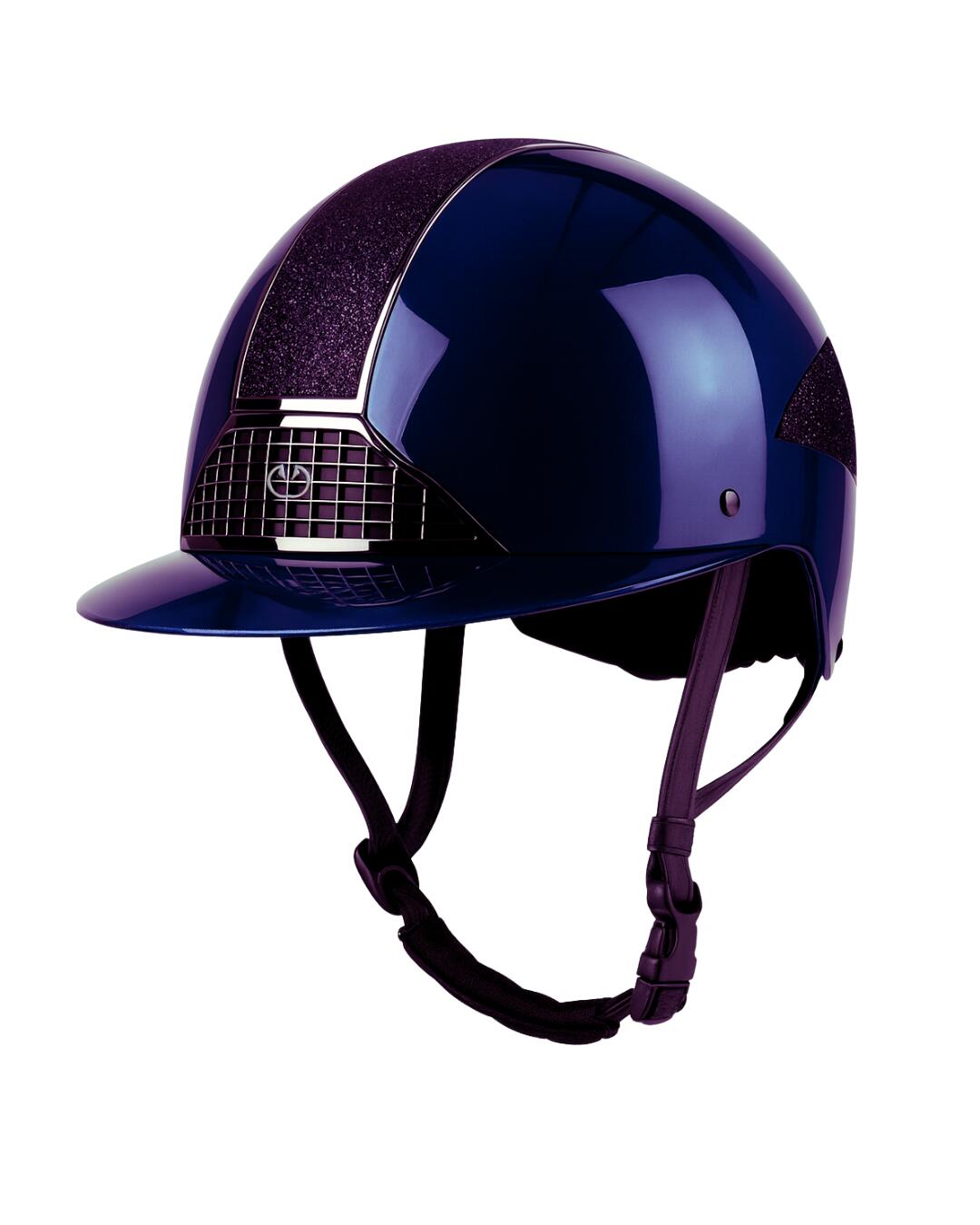 Kask jeździecki Mirror Gleam szeroki daszek Equus