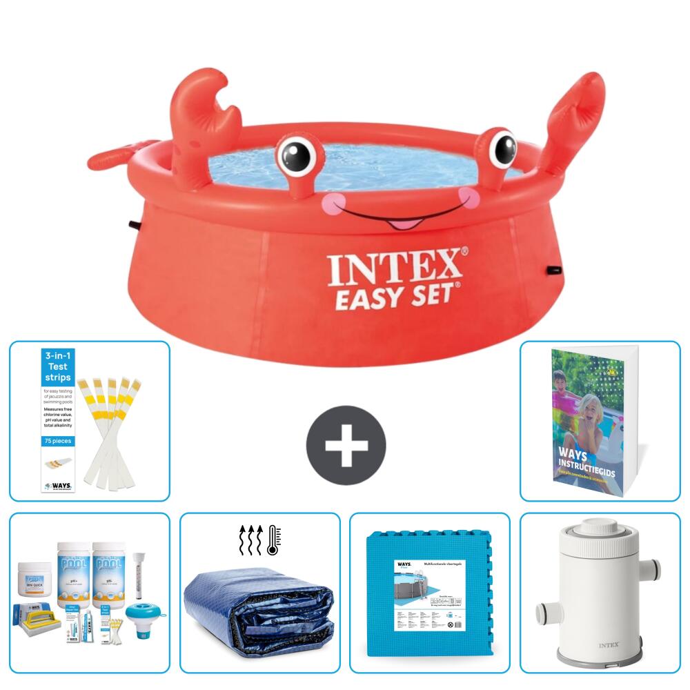 INTEX Basen Easy Set Okrągły - Krab - 183x51 cm - 7-częściowy S14