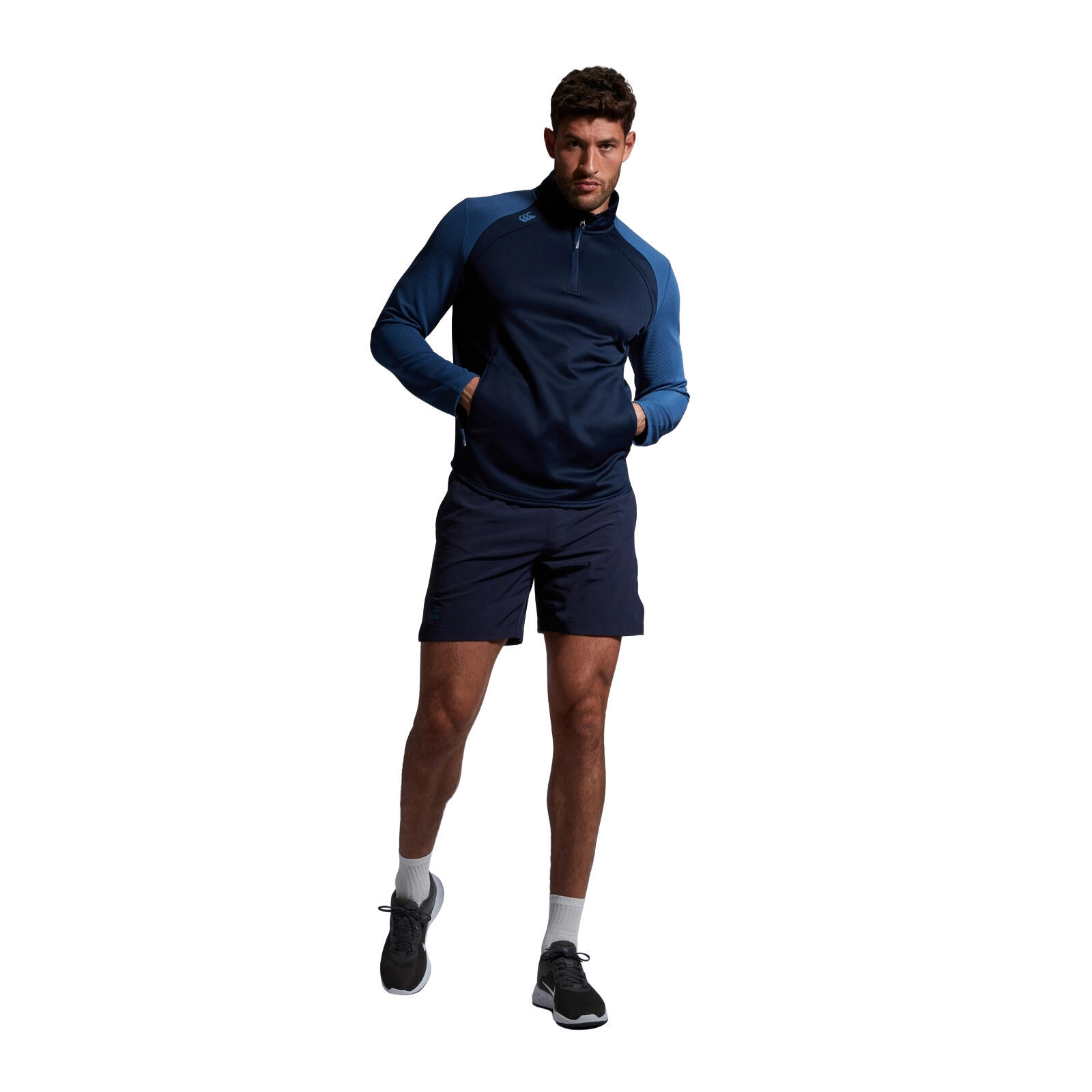 Bluza treningowa z zamkiem błyskawicznym 1/4 Canterbury Élite