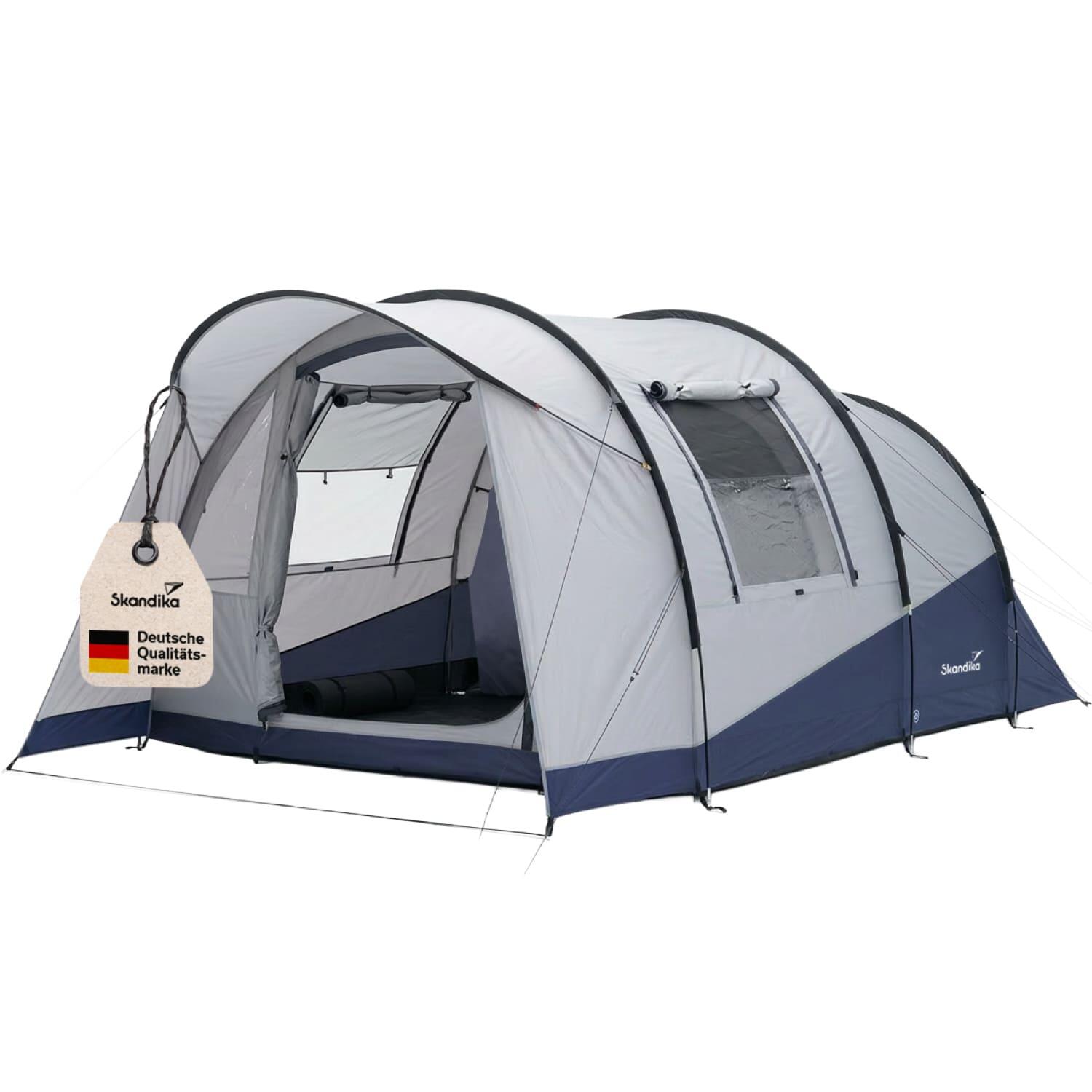 Namiot kempingowy tunelowy Isken 3 Protect, 3-osobowy, 1 sypialnia, przedsionek